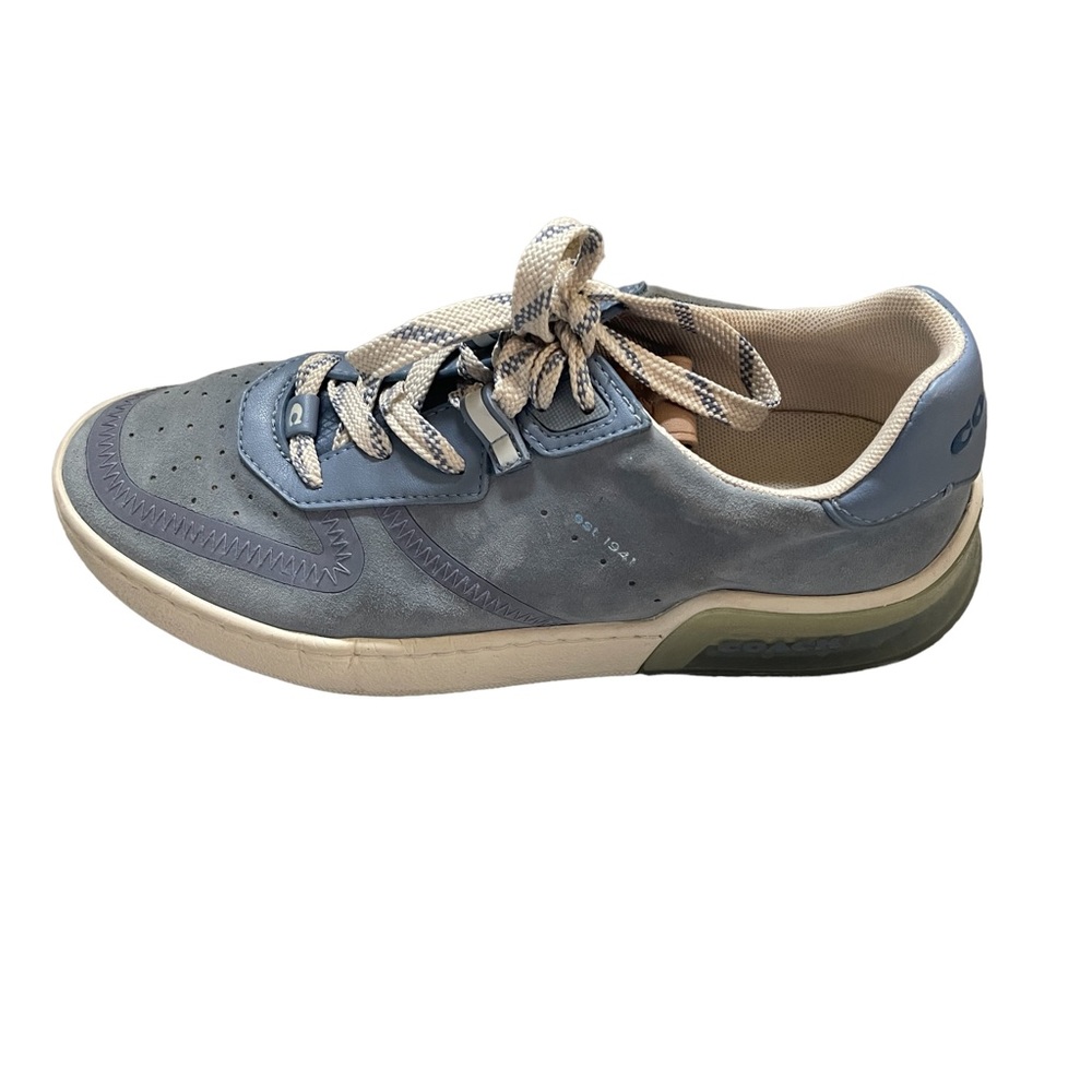 Coach suede sneakers in good condition.